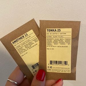 Two Le Labo Samples. Another 13 and Tonka 25! BRAND NEW. Smell incredible !!